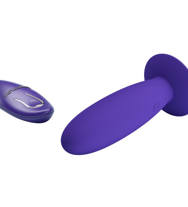 PRETTY LOVE - YOUTH PLUG ANAL VIBRATOR REMOTE CONTROL VIOLET