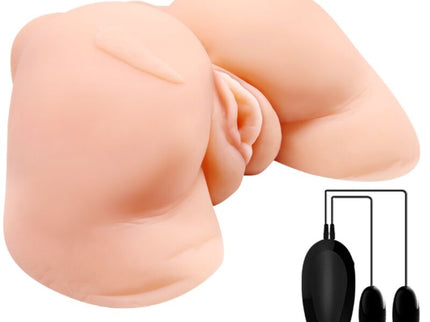 CRAZY BULL - VAGINA AND ANUS WITH REALISTIC MESH WITH VIBRATION