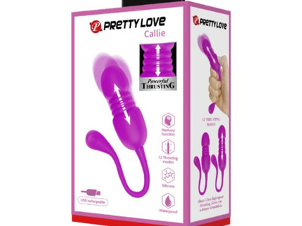PRETTY LOVE - CALLIE PURPLE RECHARGEABLE VIBRATING EGG
