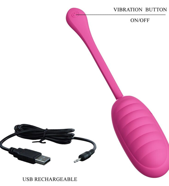 PRETTY LOVE - CATALINA PINK RECHARGEABLE VIBRATING EGG