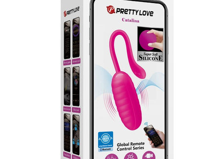 PRETTY LOVE - CATALINA PINK RECHARGEABLE VIBRATING EGG