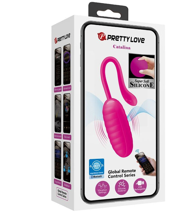 PRETTY LOVE - CATALINA PINK RECHARGEABLE VIBRATING EGG