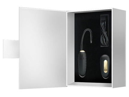 PRETTY LOVE - DOREEN LUXURY RECHARGEABLE VIBRATING EGG BLACK REMOTE CONTROL