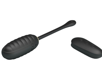 PRETTY LOVE - DOREEN LUXURY RECHARGEABLE VIBRATING EGG BLACK REMOTE CONTROL