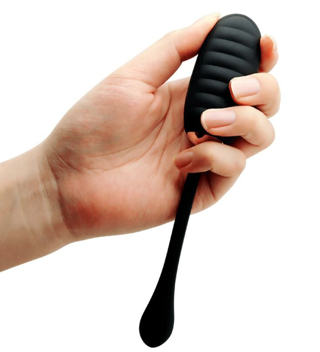 PRETTY LOVE - DOREEN LUXURY RECHARGEABLE VIBRATING EGG BLACK REMOTE CONTROL