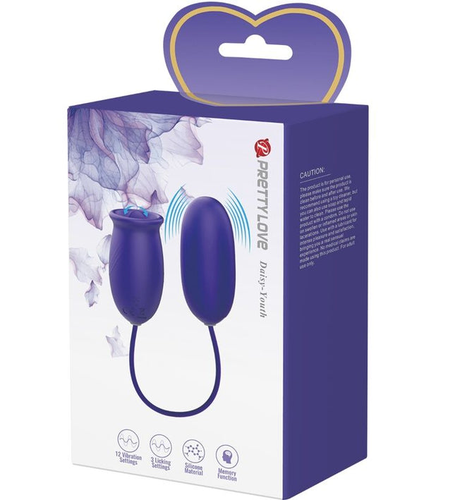 PRETTY LOVE - DAISY YOUTH VIOLET RECHARGEABLE VIBRATOR STIMULATOR