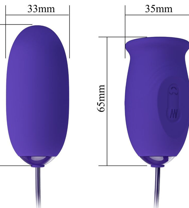 PRETTY LOVE - DAISY YOUTH VIOLET RECHARGEABLE VIBRATOR STIMULATOR