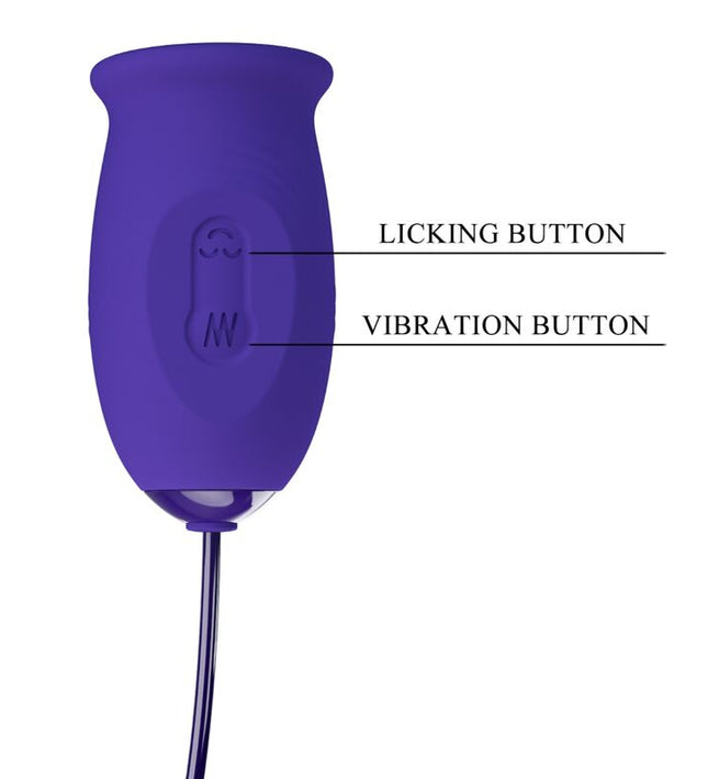 PRETTY LOVE - DAISY YOUTH VIOLET RECHARGEABLE VIBRATOR STIMULATOR