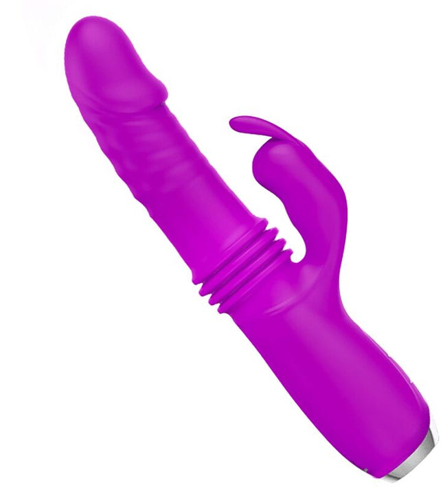 PRETTY LOVE - DOROTHY PURPLE RECHARGEABLE RABBIT VIBRATOR