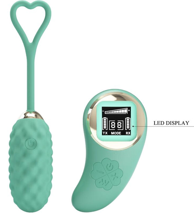 PRETTY LOVE - VIVIAN GREEN REMOTE CONTROL VIBRATING EGG