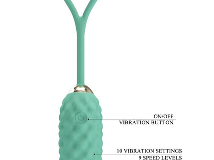 PRETTY LOVE - VIVIAN GREEN REMOTE CONTROL VIBRATING EGG