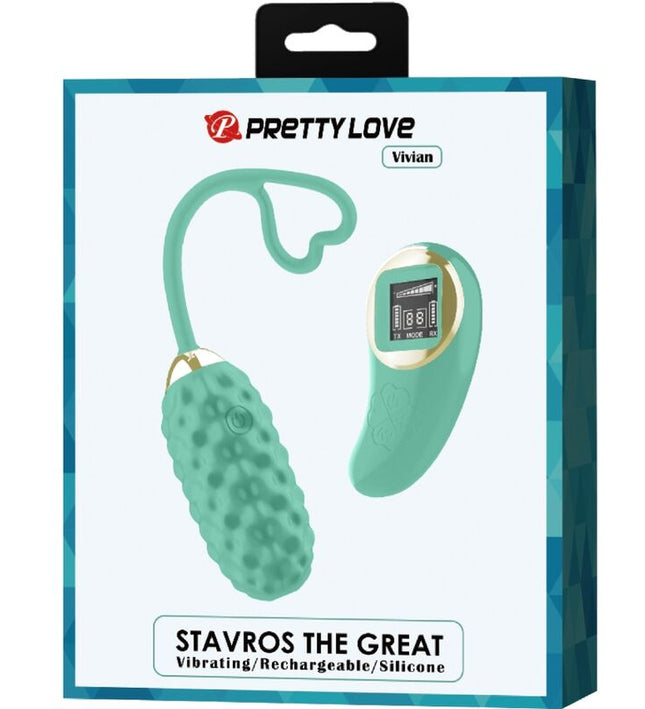 PRETTY LOVE - VIVIAN GREEN REMOTE CONTROL VIBRATING EGG