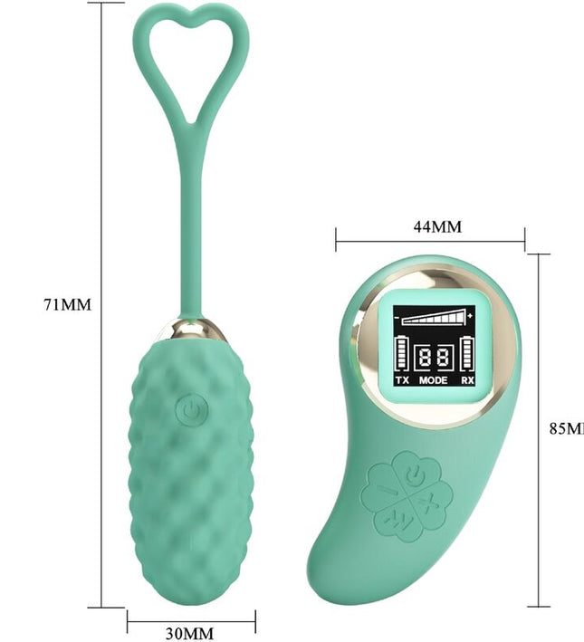 PRETTY LOVE - VIVIAN GREEN REMOTE CONTROL VIBRATING EGG