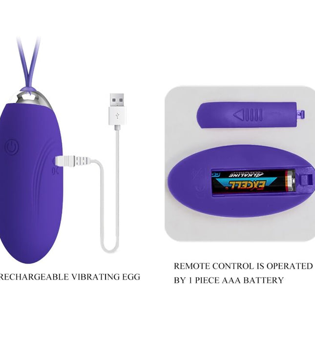 PRETTY LOVE - JENNY YOUTH VIOLATING EGG REMOTE CONTROL VIOLET