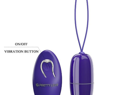 PRETTY LOVE - SELKIE YOUTH MINI VIBRATING EGG VIOLET REMOTE CONTROL