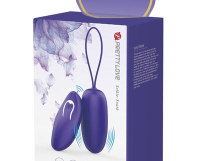 PRETTY LOVE - SELKIE YOUTH MINI VIBRATING EGG VIOLET REMOTE CONTROL
