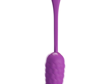 PRETTY LOVE - VIBRATING EGG WITH PURPLE RECHARGEABLE MARINE TEXTURE