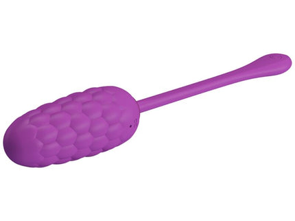 PRETTY LOVE - VIBRATING EGG WITH PURPLE RECHARGEABLE MARINE TEXTURE