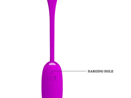 PRETTY LOVE - JULIUS WATERPROOF-RECHARGEABLE VIBRATING EGG PURPLE