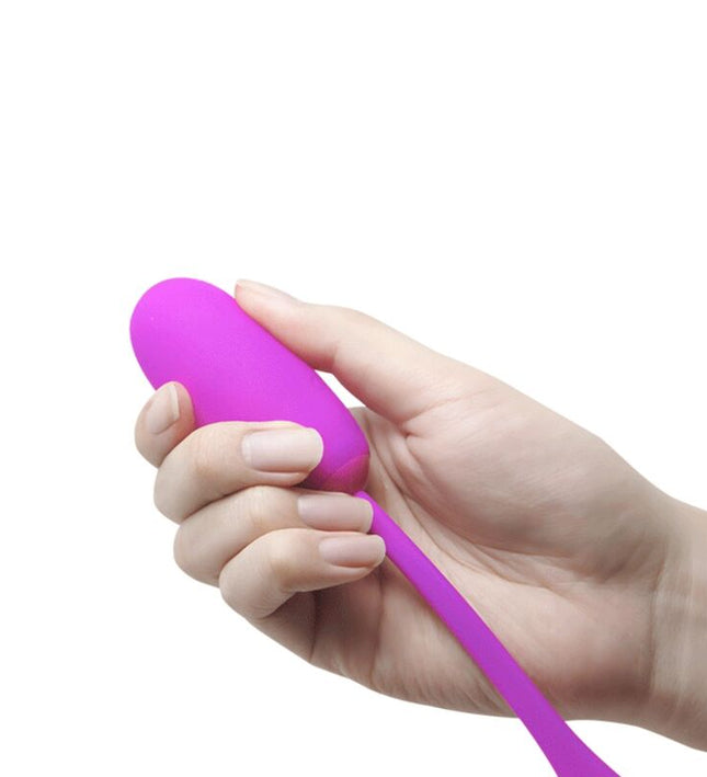 PRETTY LOVE - JULIUS WATERPROOF-RECHARGEABLE VIBRATING EGG PURPLE