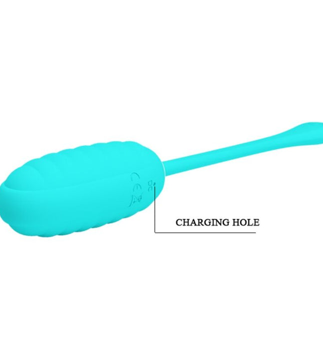 PRETTY LOVE - KIRK RECHARGEABLE VIBRATING EGG LIGHT GREEN