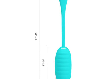 PRETTY LOVE - KIRK RECHARGEABLE VIBRATING EGG LIGHT GREEN