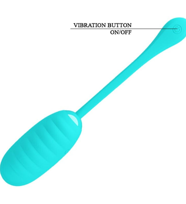 PRETTY LOVE - KIRK RECHARGEABLE VIBRATING EGG LIGHT GREEN