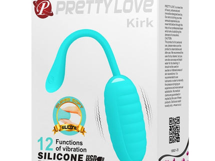 PRETTY LOVE - KIRK RECHARGEABLE VIBRATING EGG LIGHT GREEN