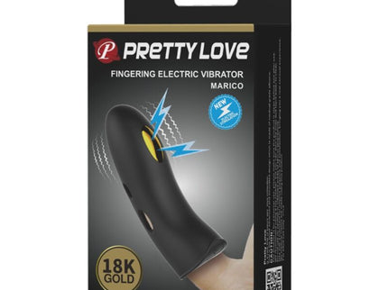 PRETTY LOVE - MARICO BLACK ELECTRO-STIMULATOR FINGER COVER