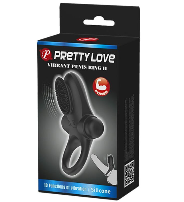 PRETTY LOVE - VIBRATOR RING II FOR THE BLACK PENIS