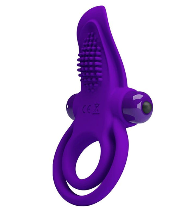 PRETTY LOVE - PURPLE VIBRATING PENIS RING