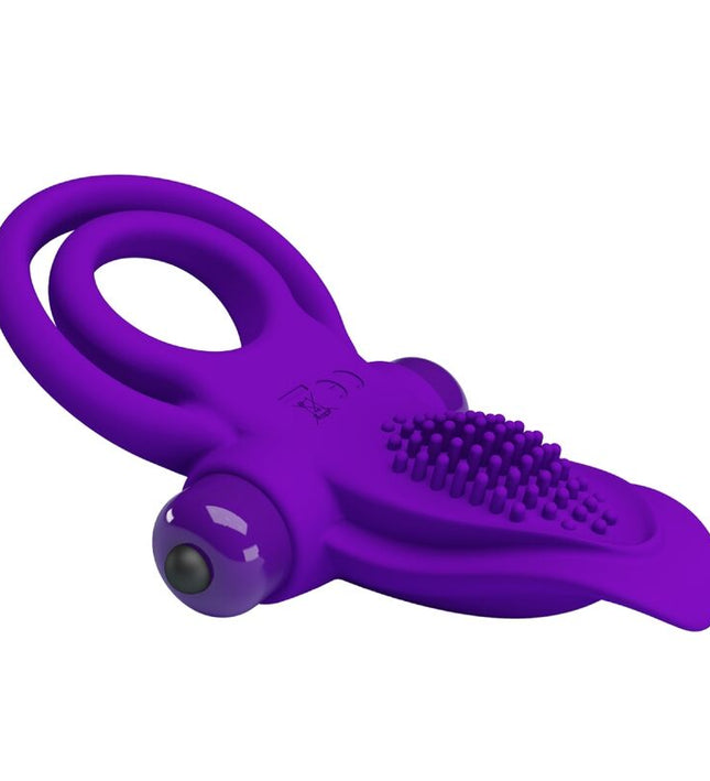 PRETTY LOVE - PURPLE VIBRATING PENIS RING