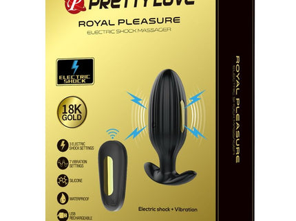 PRETTY LOVE - KELLY PLUG ANAL RECHARGEABLE VIBRATOR BLACK