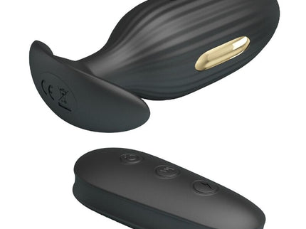 PRETTY LOVE - KELLY PLUG ANAL RECHARGEABLE VIBRATOR BLACK