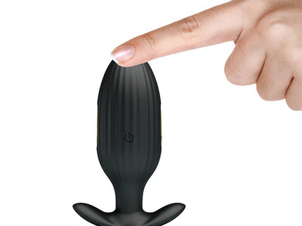 PRETTY LOVE - KELLY PLUG ANAL RECHARGEABLE VIBRATOR BLACK