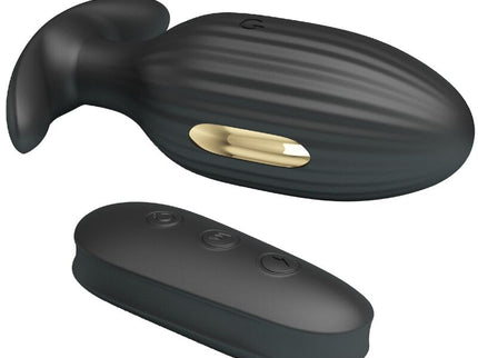 PRETTY LOVE - KELLY PLUG ANAL RECHARGEABLE VIBRATOR BLACK