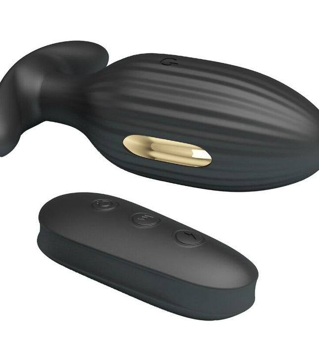 PRETTY LOVE - KELLY PLUG ANAL RECHARGEABLE VIBRATOR BLACK