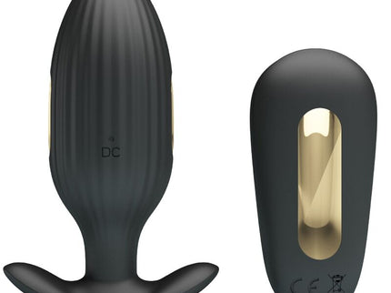 PRETTY LOVE - KELLY PLUG ANAL RECHARGEABLE VIBRATOR BLACK