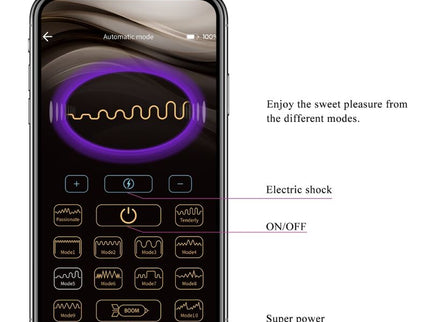 PRETTY LOVE - JEFFERSON APP CONTROLLED ANAL PLUG BLACK