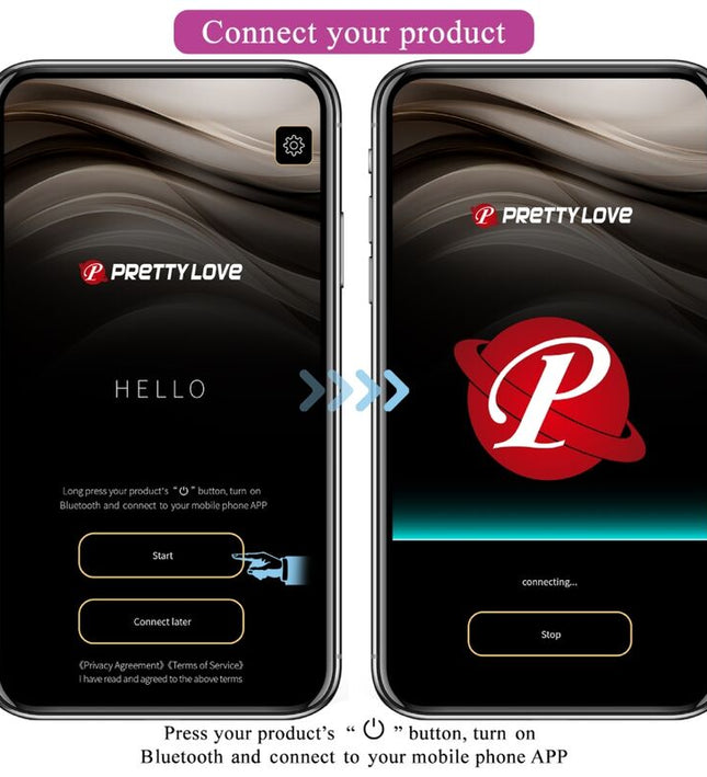 PRETTY LOVE - JEFFERSON APP CONTROLLED ANAL PLUG BLACK