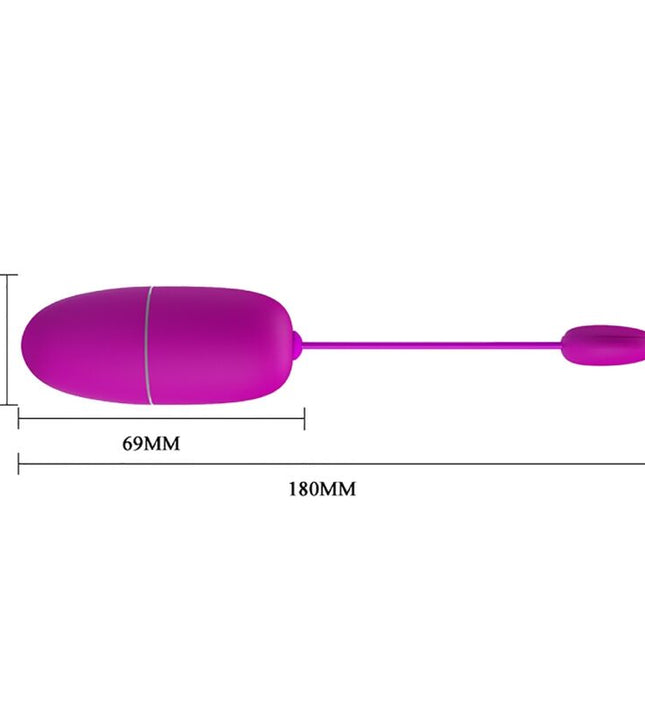 PRETTY LOVE - NYMPH VIBRATING EGG APP CONTROLLED PURPLE