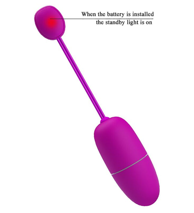 PRETTY LOVE - NYMPH VIBRATING EGG APP CONTROLLED PURPLE