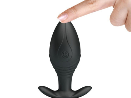 PRETTY LOVE - REGINA ANAL PLUG RECHARGEABLE VIBRATOR BLACK