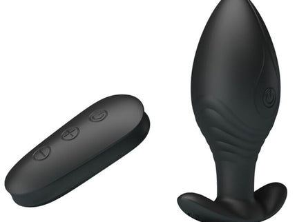 PRETTY LOVE - REGINA ANAL PLUG RECHARGEABLE VIBRATOR BLACK