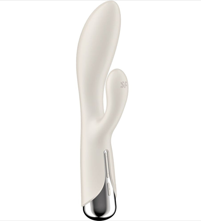 SATISFYER - SPINNING RABBIT 1 CLITORIS AND G-SPOT STIMULATION BEIGE
