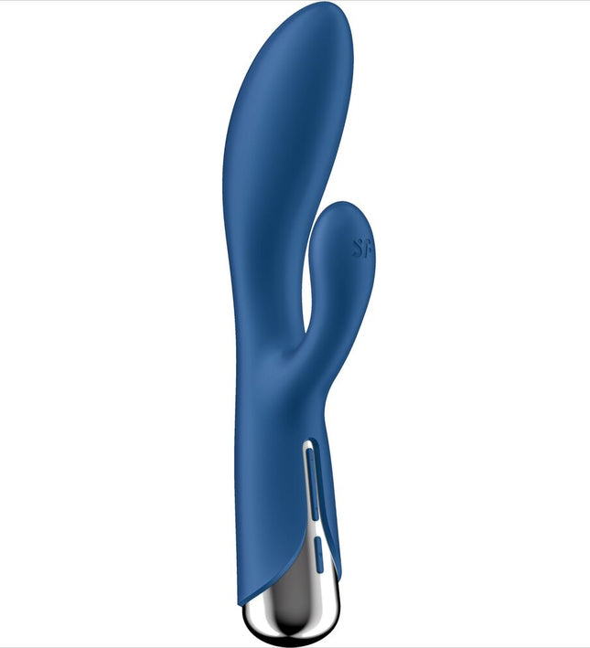 SATISFYER - SPINNING RABBIT 1 CLITORIS AND G-SPOT STIMULATION BLUE