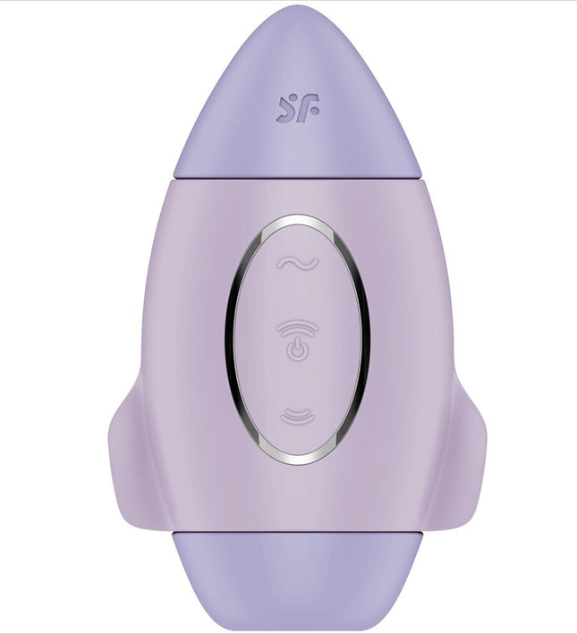 SATISFYER - MISSION CONTROL LILAC SMALL DOUBLE IMPULSE VIBRATOR