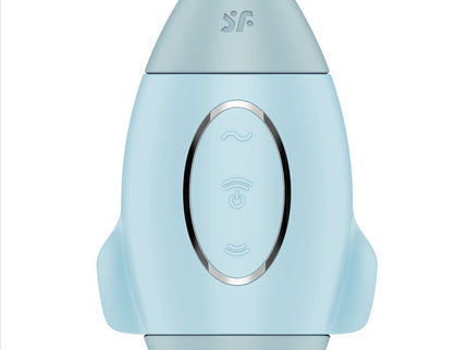 SATISFYER - MISSION CONTROL BLUE SMALL DOUBLE IMPULSE VIBRATOR