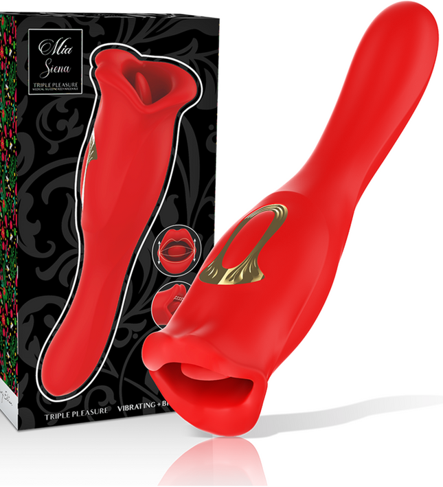 MIA - SIENA TRIPLE PLEASURE VIBRATING + BITING