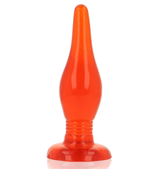 BAILE - RED SOFT TOUCH ANAL PLUG 14.2 CM